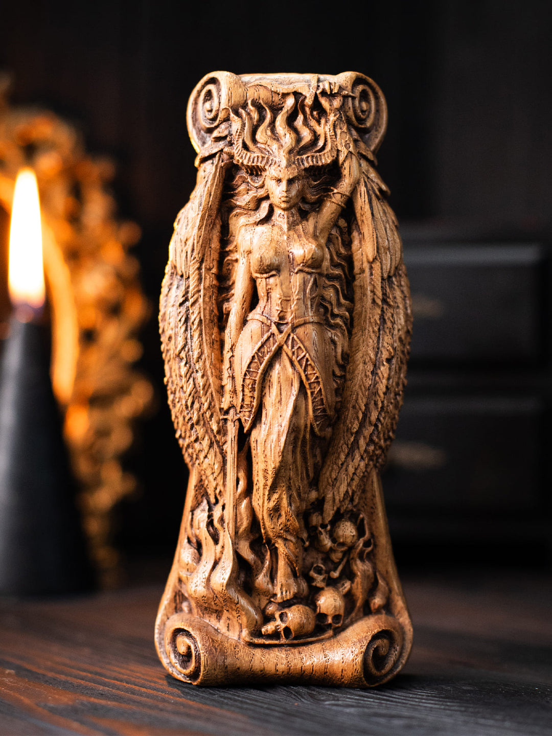Goddess Lilith Underworld Figurine: Power and Defiance