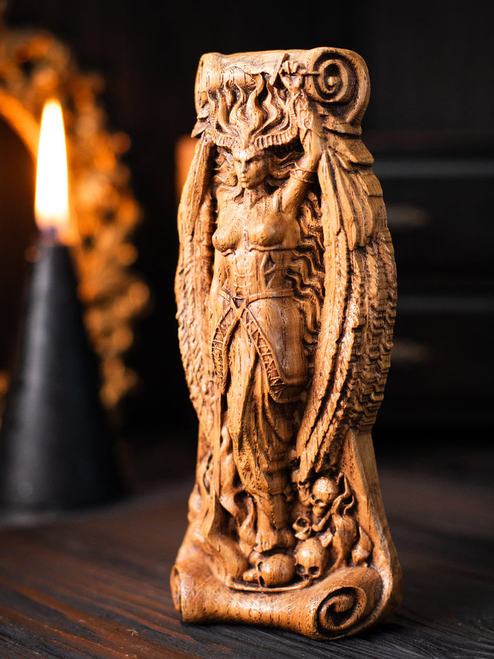 Goddess Lilith Underworld Figurine: Power and Defiance