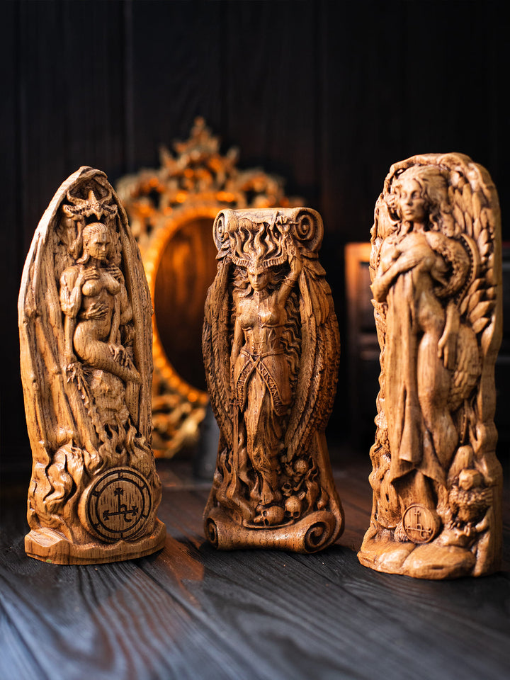 Goddess Lilith Underworld Figurine: Power and Defiance