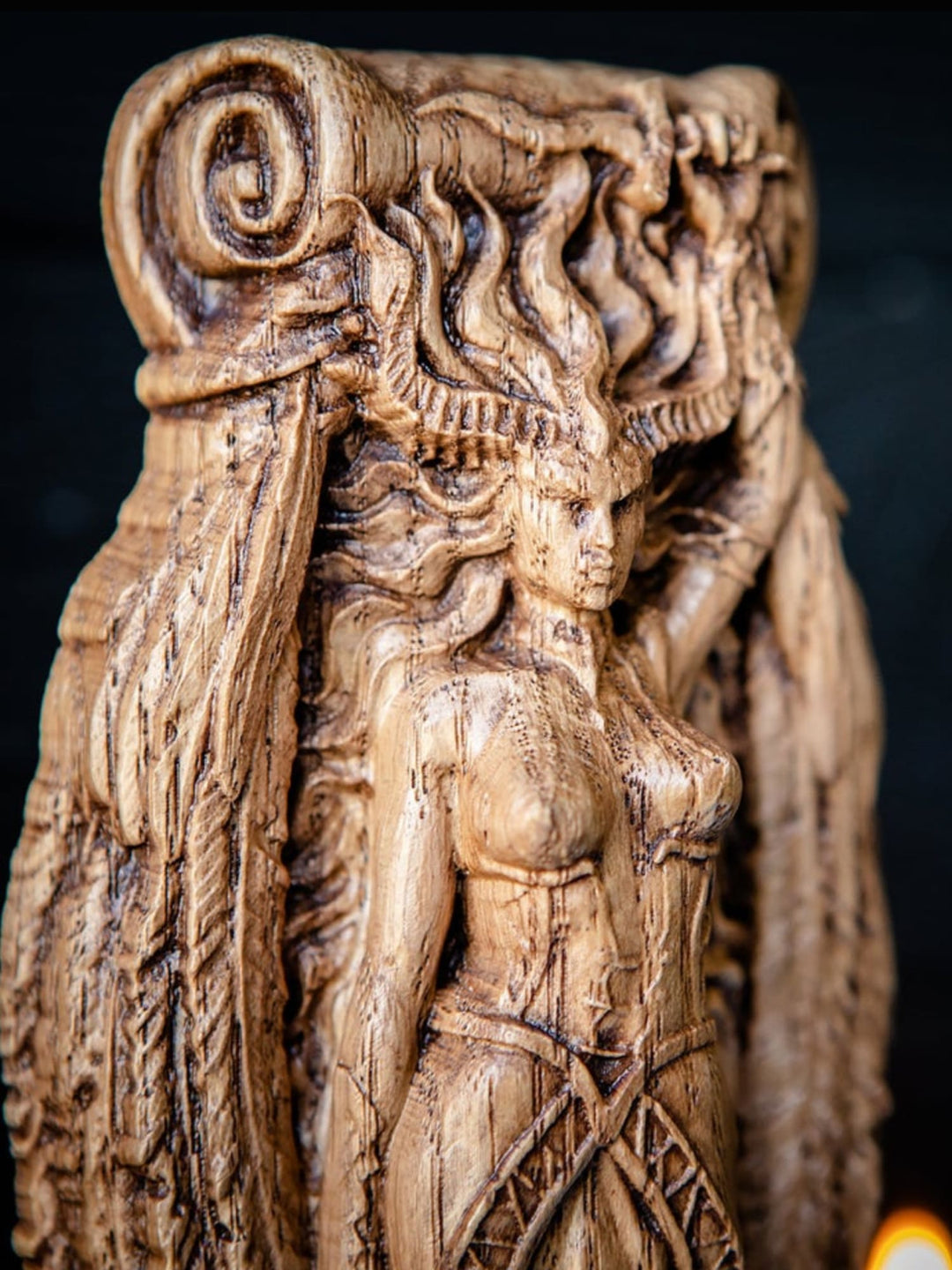 Goddess Lilith Underworld Figurine: Power and Defiance