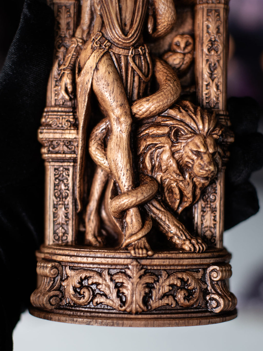 Lilith Statue Divine Feminine – Witchcraft Wood Carving
