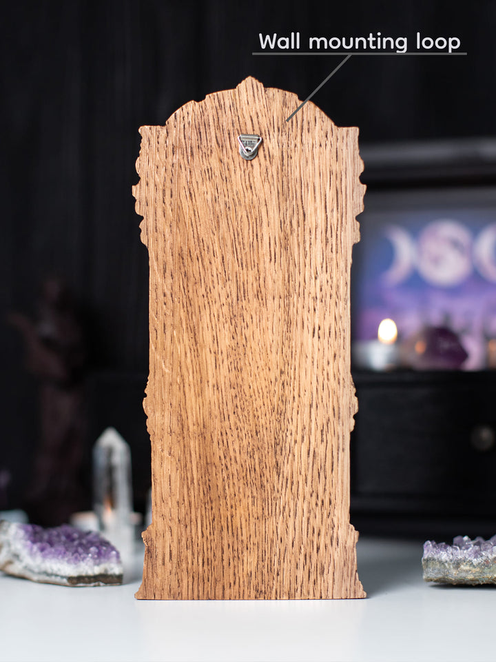 Lilith Statue Divine Feminine – Witchcraft Wood Carving