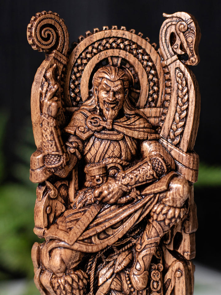 Loki Statue – Trickster God of Norse Mythology Viking Figurine