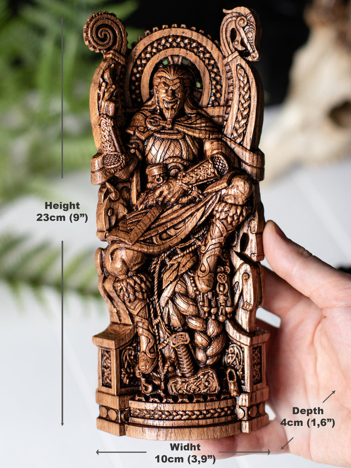 Loki Statue – Trickster God of Norse Mythology Viking Figurine