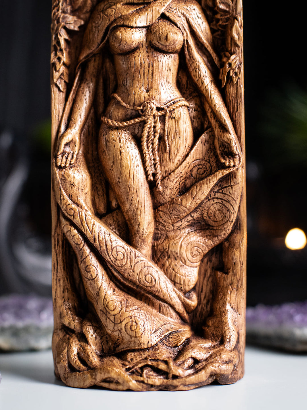 Moon Goddess statue known as the Celtic Goddess Aradia
