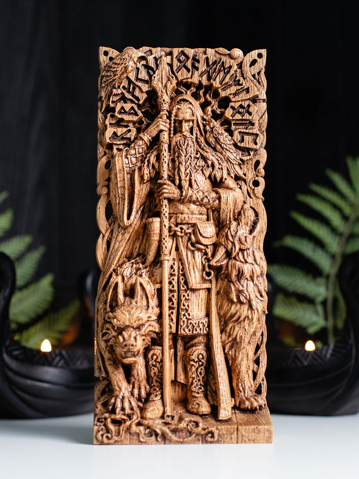 Odin Figurine - Norse Warrior Deity of Wisdom