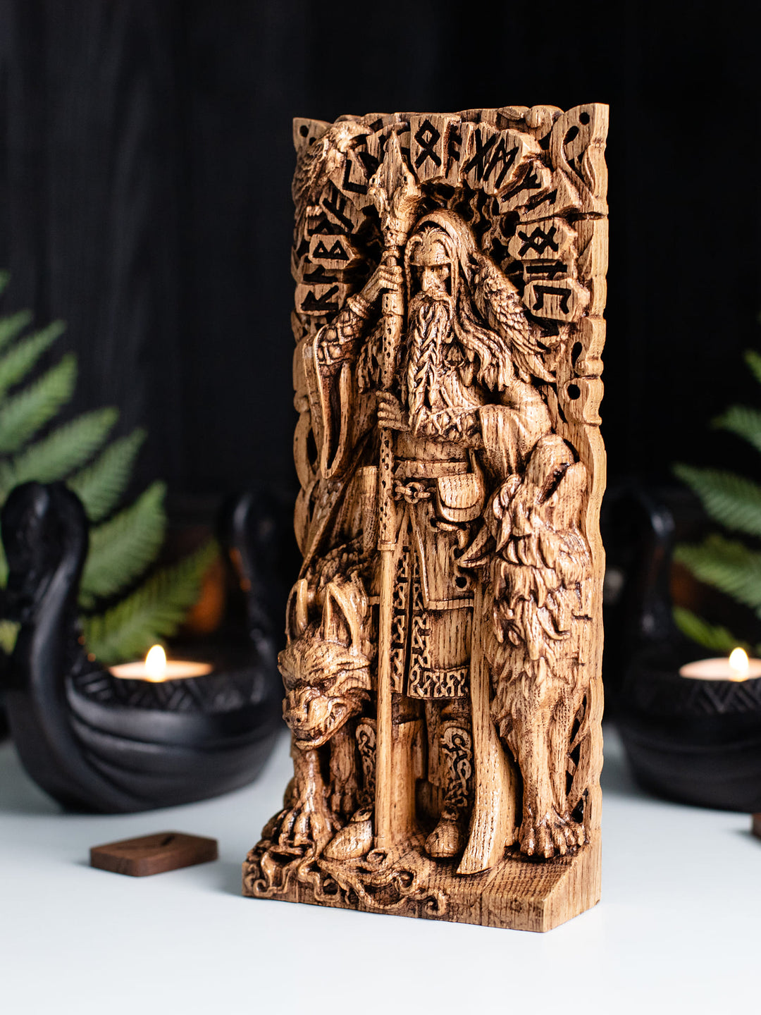 Odin Figurine - Norse Warrior Deity of Wisdom