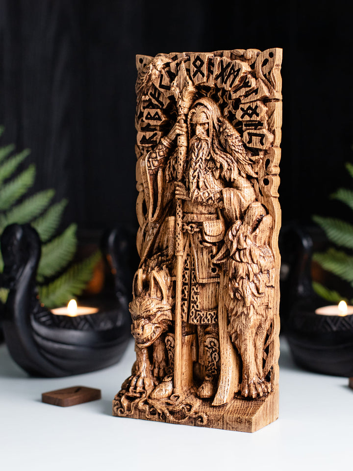 Odin Figurine - Norse Warrior Deity of Wisdom