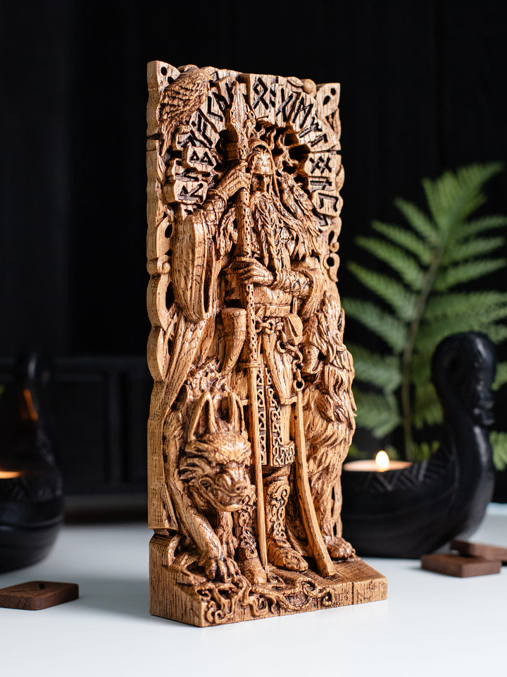 Odin Figurine - Norse Warrior Deity of Wisdom