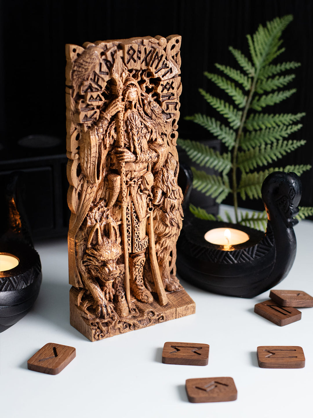 Odin Figurine - Norse Warrior Deity of Wisdom