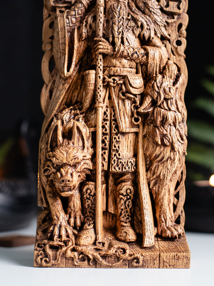 Odin Figurine - Norse Warrior Deity of Wisdom