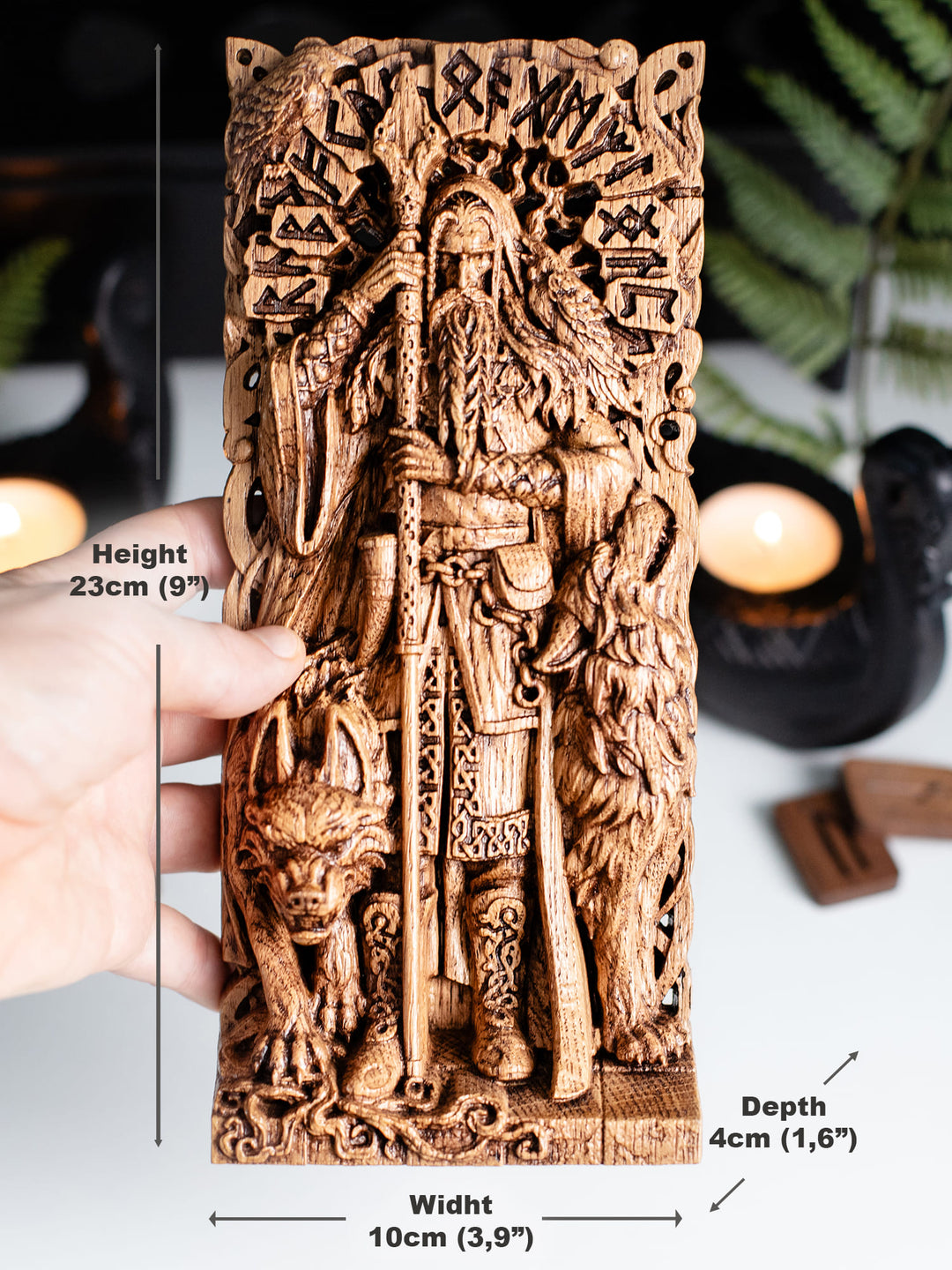 Odin Figurine - Norse Warrior Deity of Wisdom