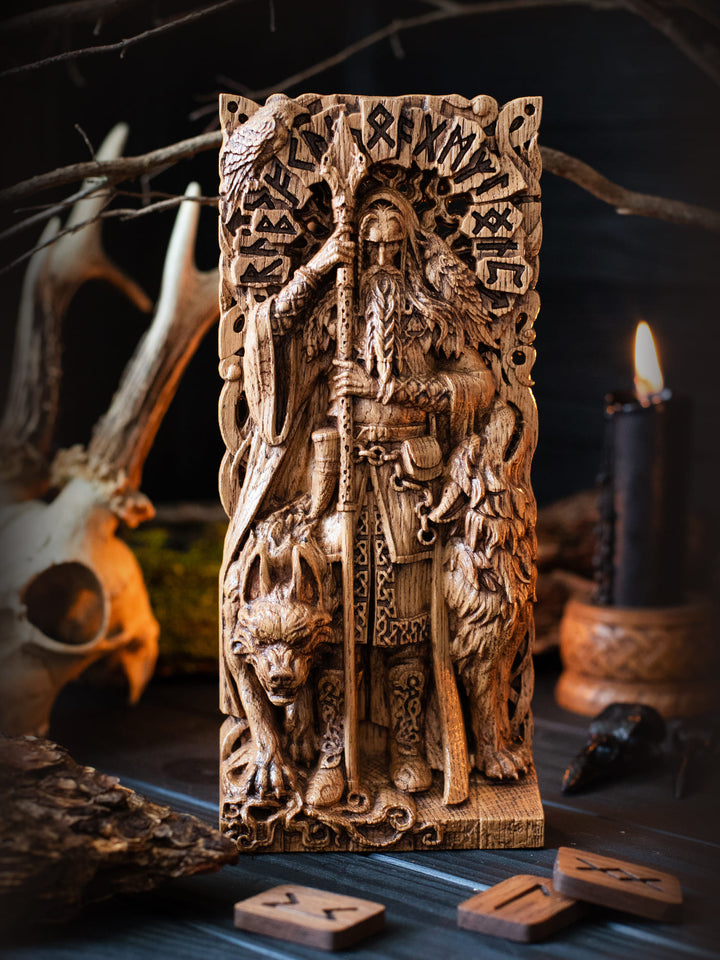 Odin Figurine - Norse Warrior Deity of Wisdom