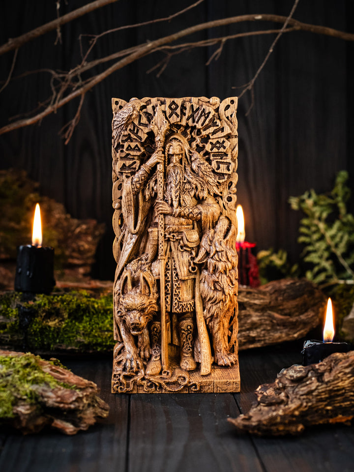 Odin Figurine - Norse Warrior Deity of Wisdom