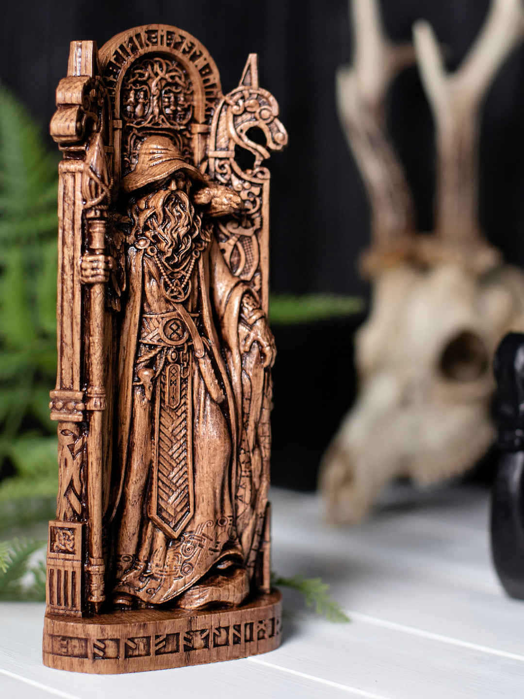Odin Statue – Norse Mythology Allfather Viking Figurine