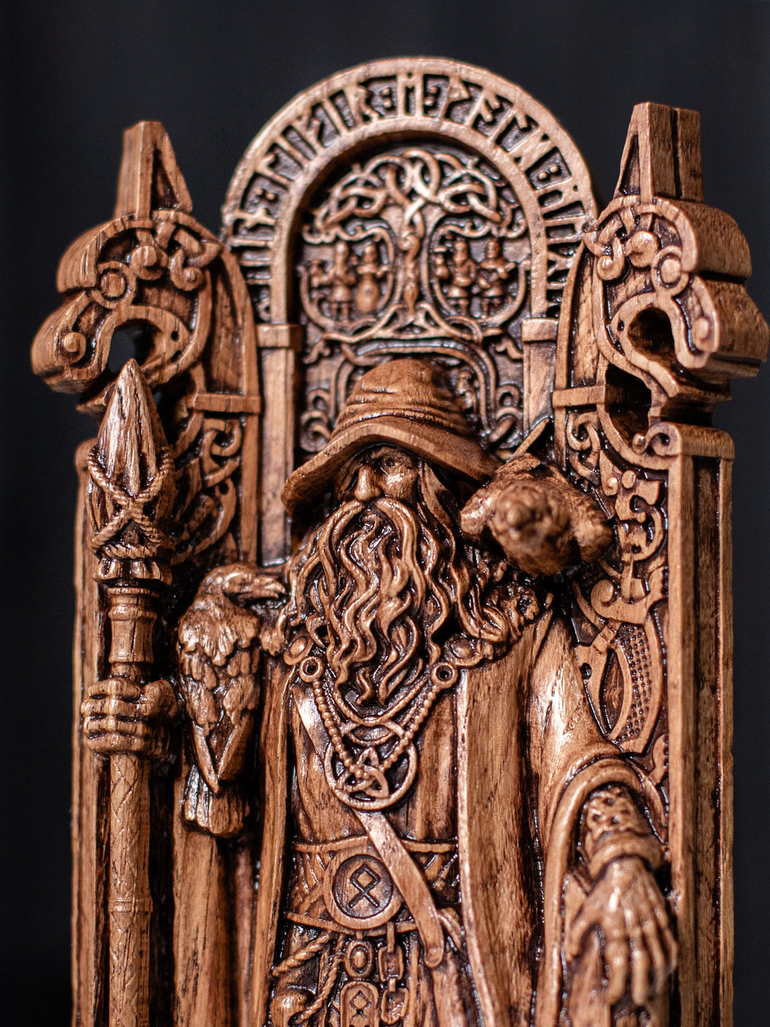 Odin Statue – Norse Mythology Allfather Viking Figurine