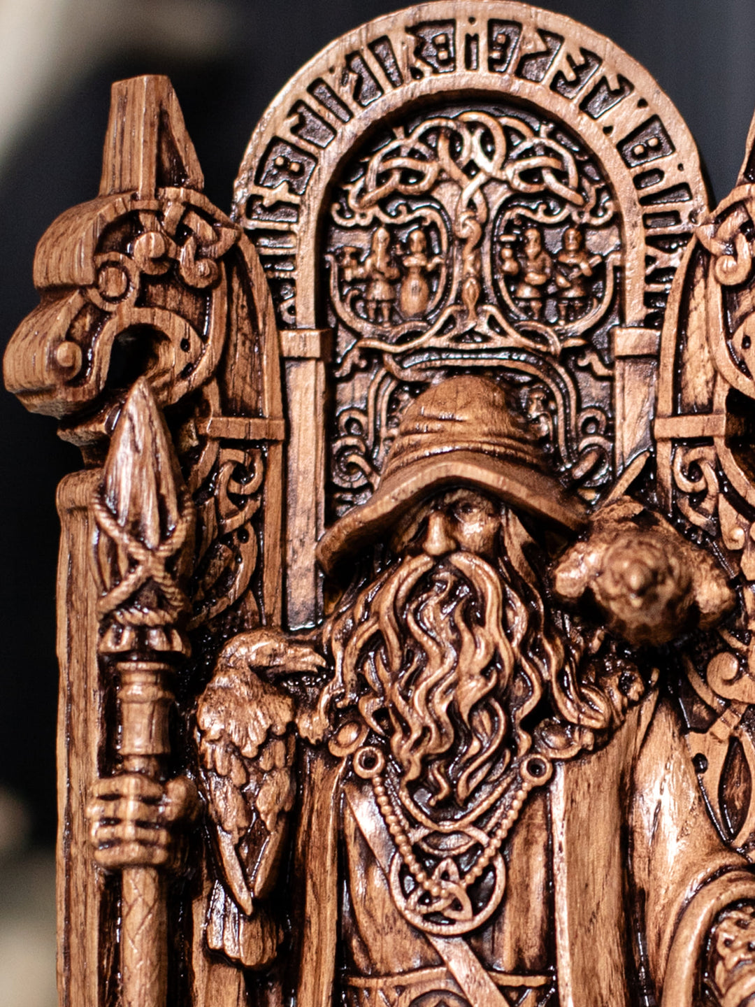 Odin Statue – Norse Mythology Allfather Viking Figurine