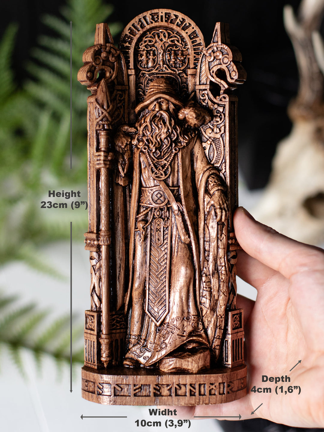 Odin Statue – Norse Mythology Allfather Viking Figurine