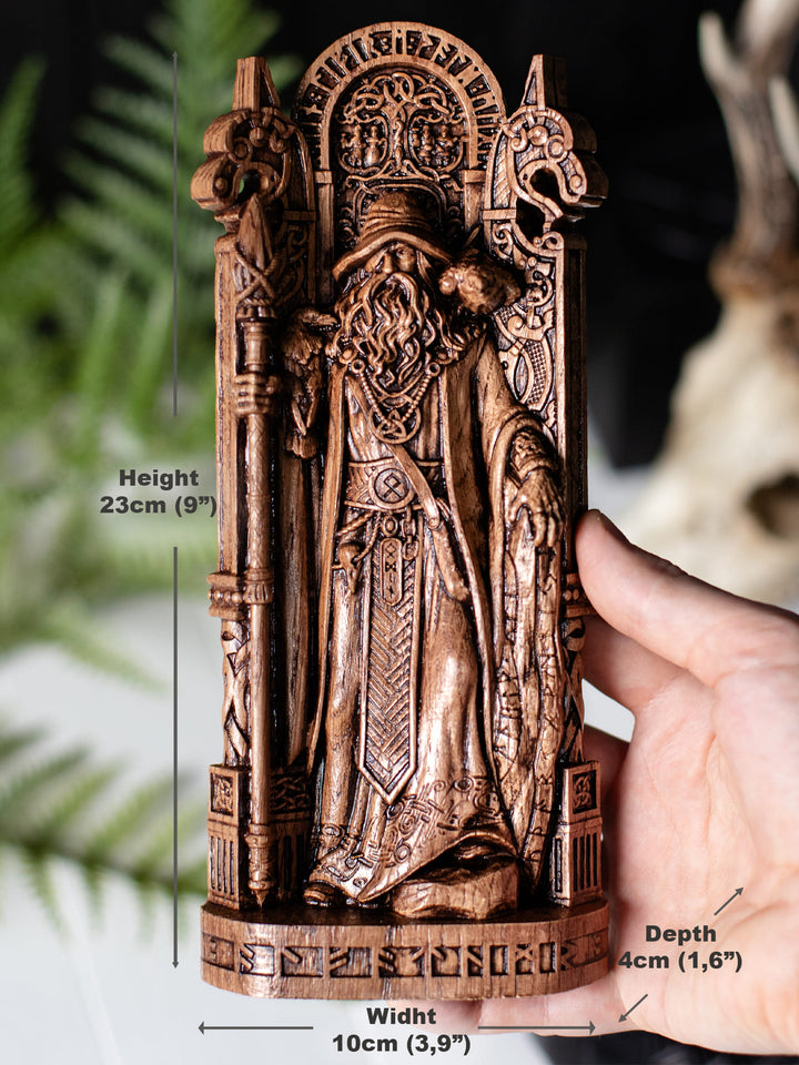 Odin Statue – Norse Mythology Allfather Viking Figurine