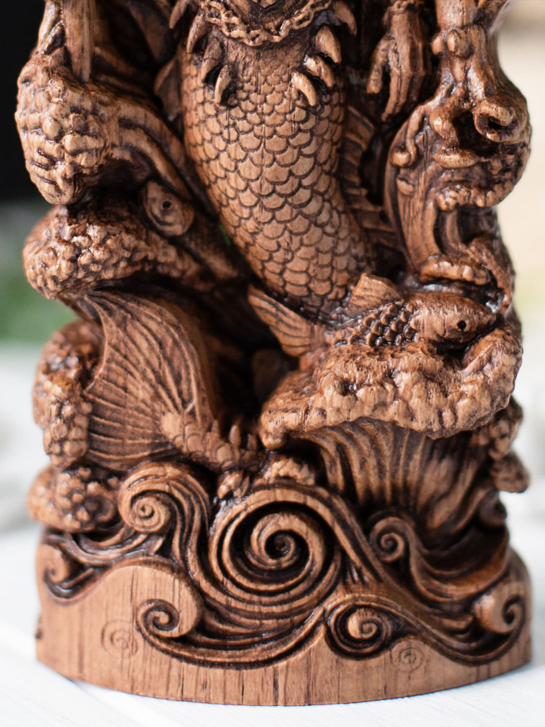 Olokun Statue – Yoruba Water Deity Orixa Figurine