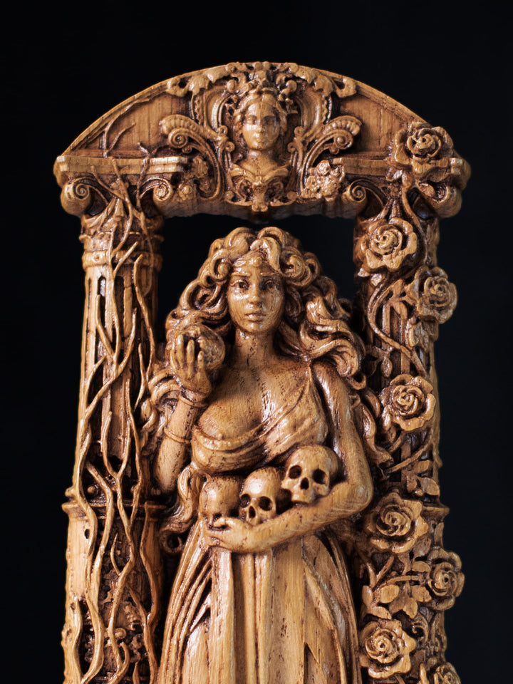 Greek Goddess Persephone Statuette : Queen of Dual Realms