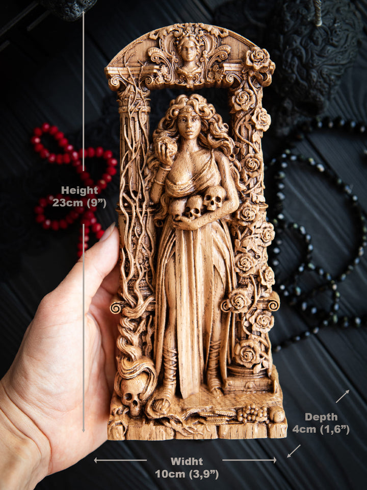 Greek Goddess Persephone Statuette : Queen of Dual Realms