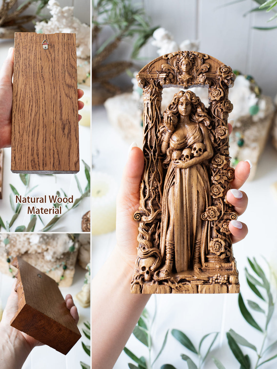 Greek Goddess Persephone Statuette : Queen of Dual Realms
