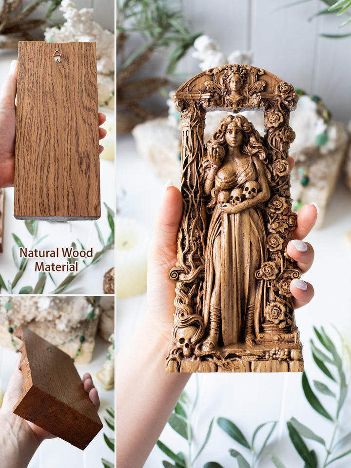 Greek Goddess Persephone Statuette : Queen of Dual Realms