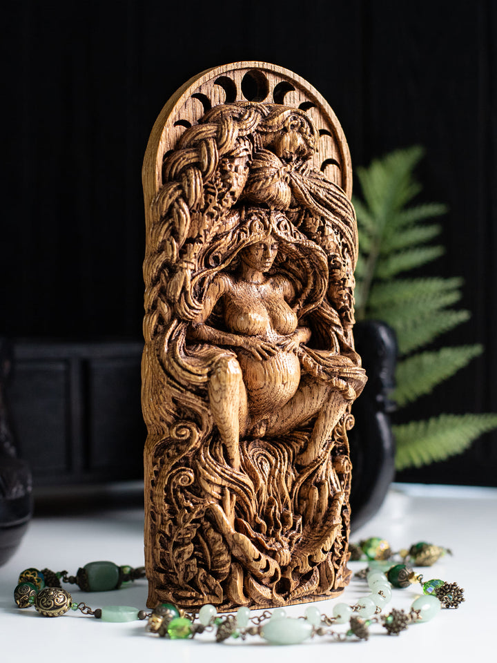 Pregnant Goddess of Fertility - Symbol of Feminine Power