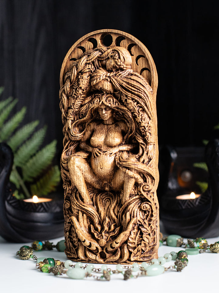 Pregnant Goddess of Fertility - Symbol of Feminine Power