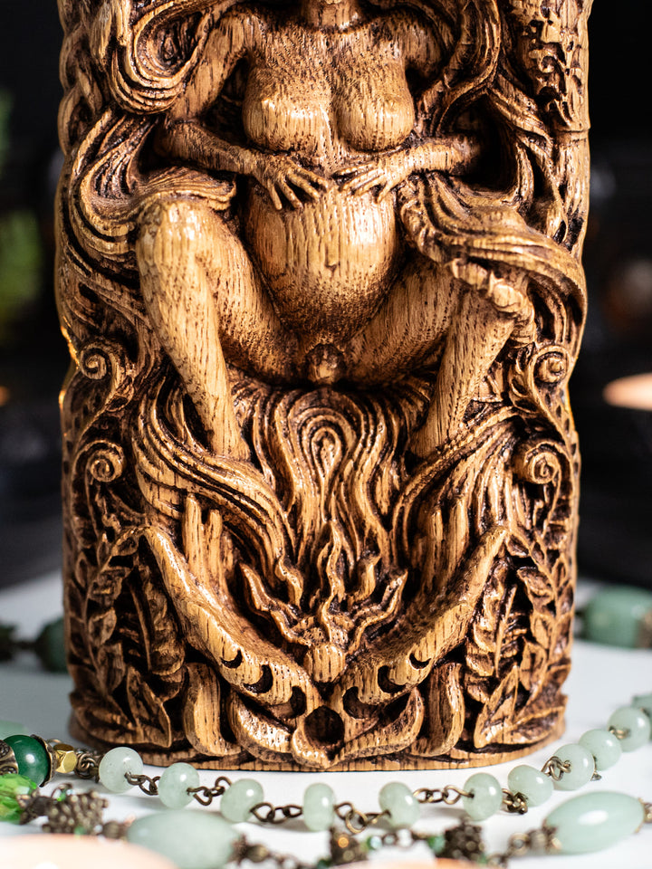 Pregnant Goddess of Fertility - Symbol of Feminine Power