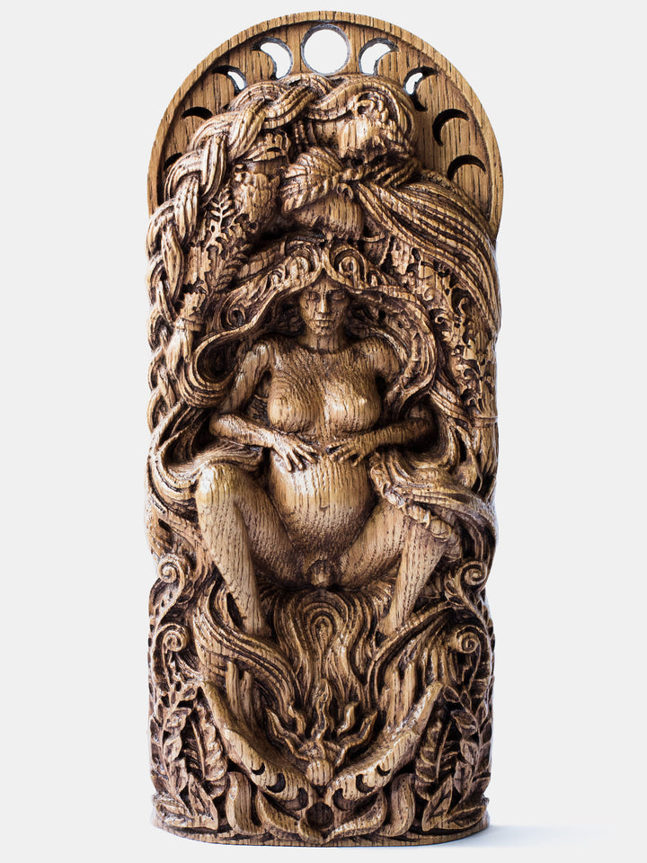 Pregnant Goddess of Fertility - Symbol of Feminine Power