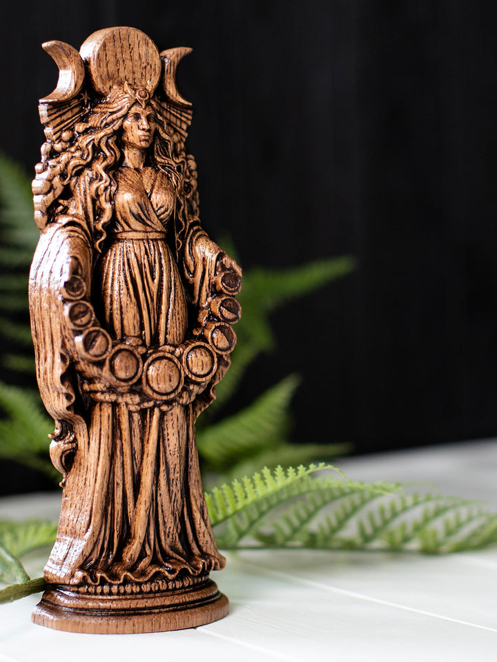 Selene Statue – Moon Goddess Selene Figurine for Altar