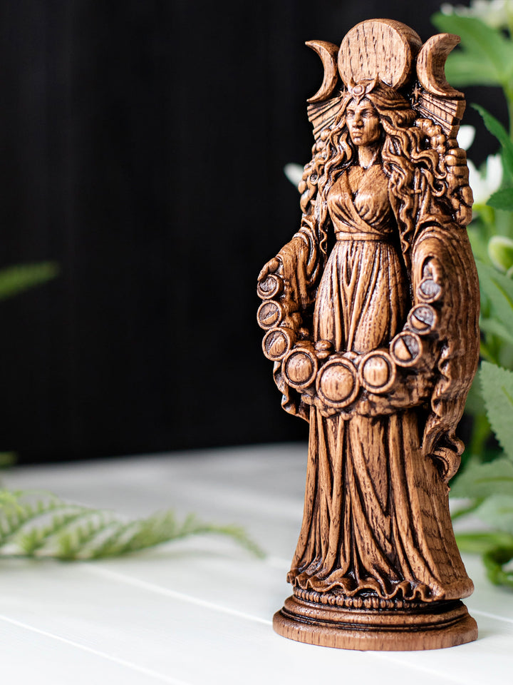 Selene Statue – Moon Goddess Selene Figurine for Altar