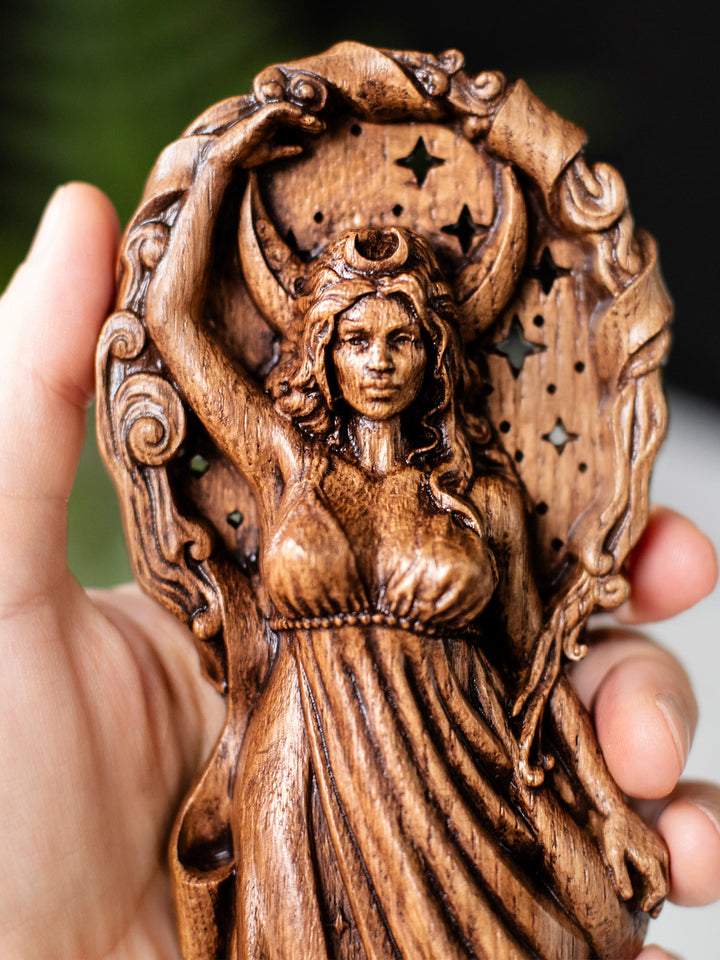 Selene Moon Goddess Statue – Lady Selene Greek Goddess Figurine