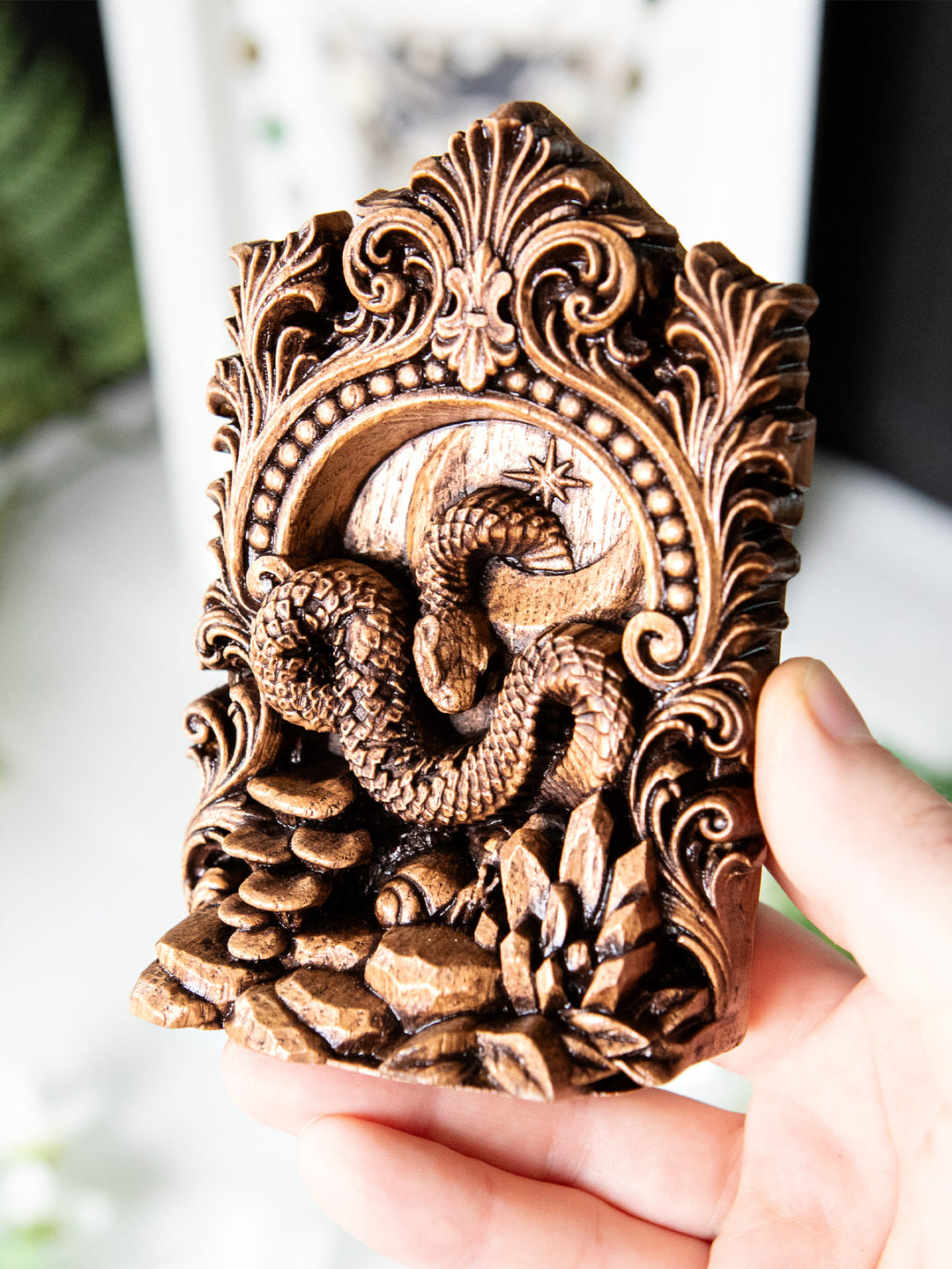 Snake Totem Statue – Animal Totem Serpent Spirit Figurine