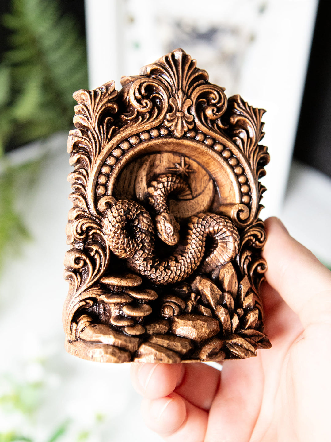 Snake Totem Statue – Animal Totem Serpent Spirit Figurine