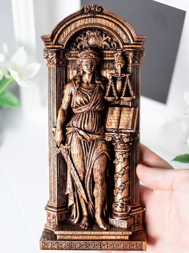 Themis Statue – Greek Goddess of Justice Lady Justice Sculpture