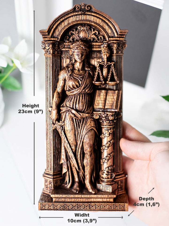 Themis Statue – Greek Goddess of Justice Lady Justice Sculpture