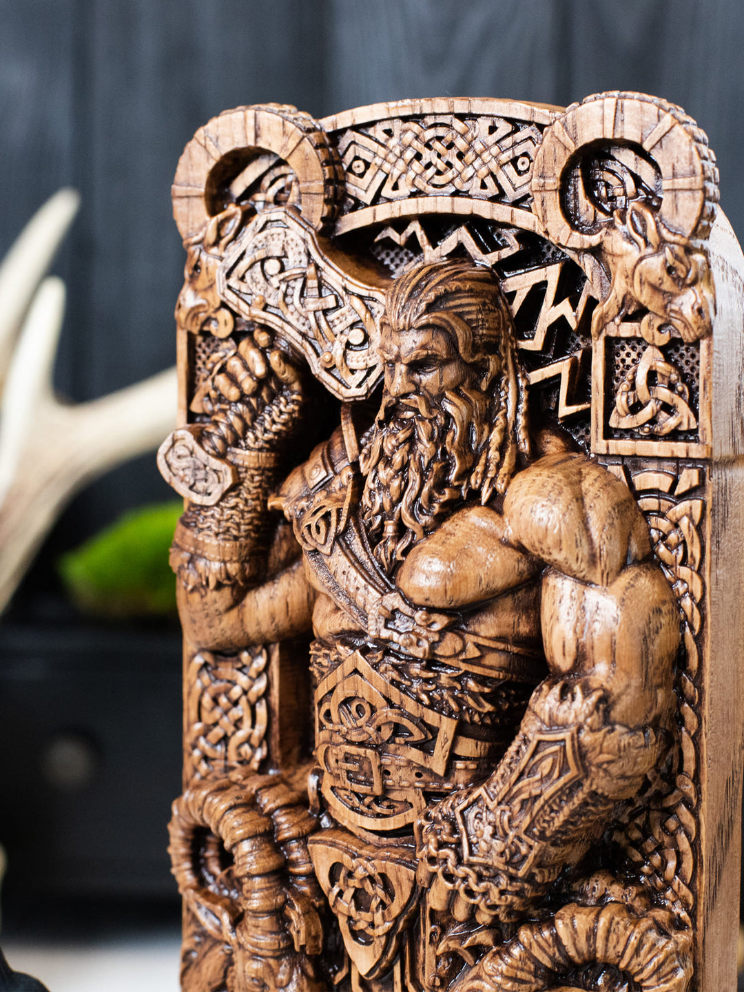 God Thor Statue: Thunder God Might figurine