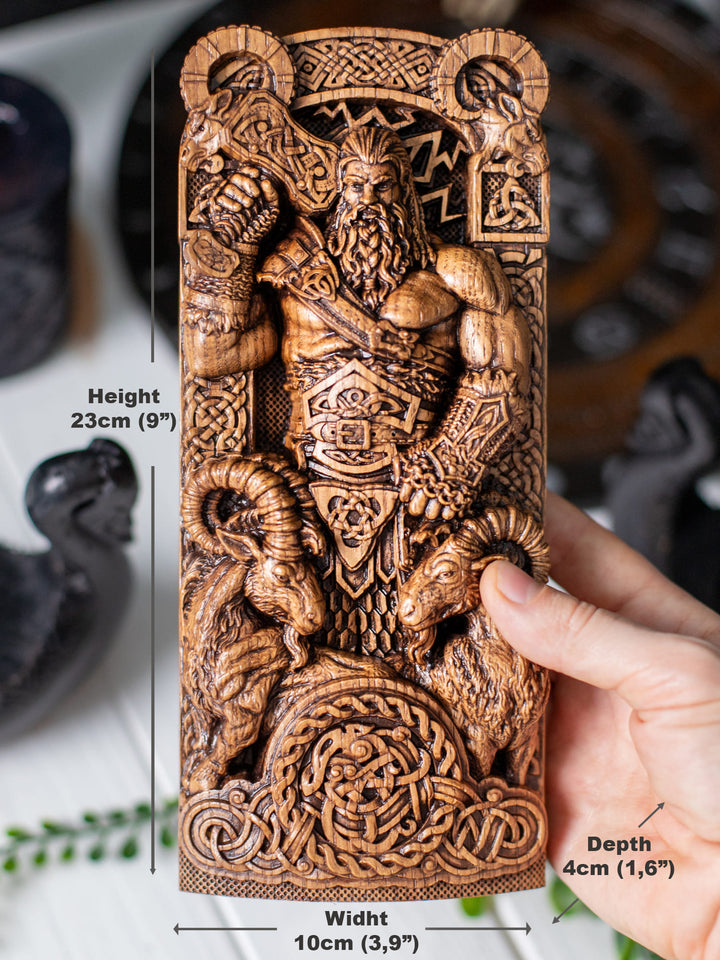 God Thor Statue: Thunder God Might figurine