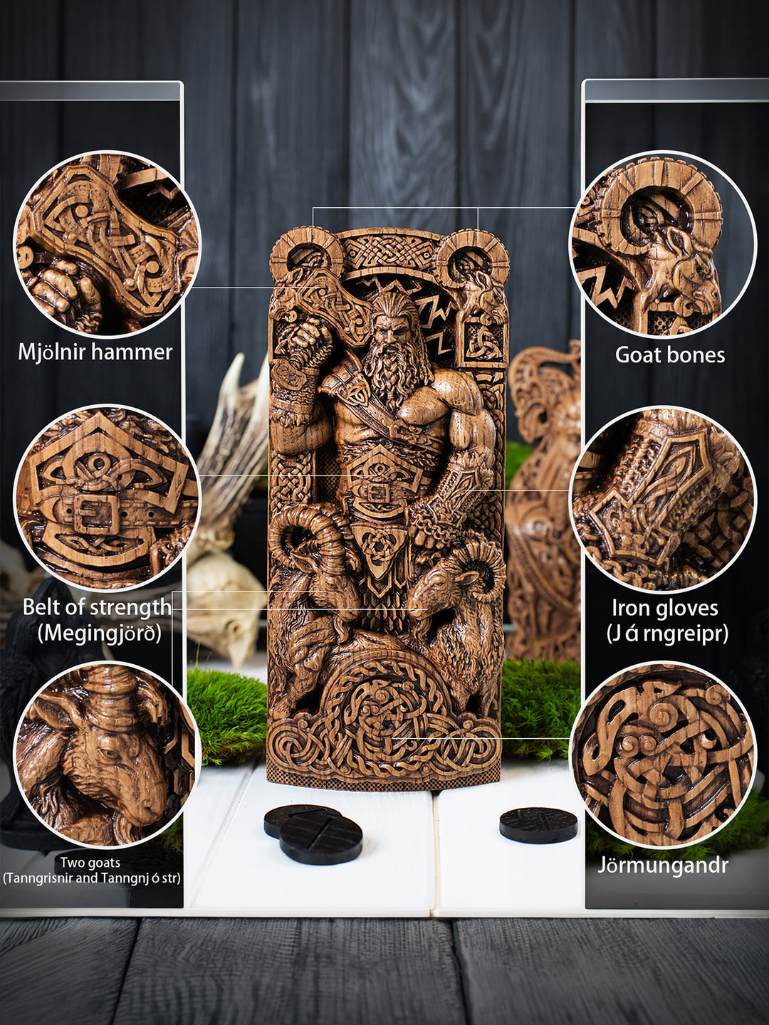 God Thor Statue: Thunder God Might figurine