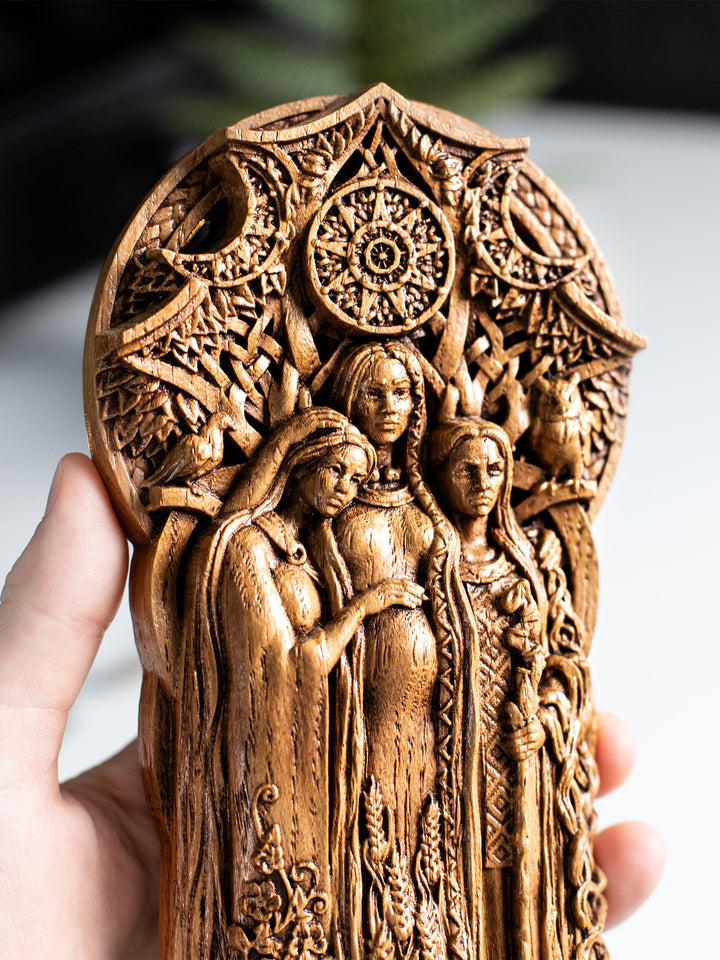 Triple Goddess Statue - Symbol of Feminine Power