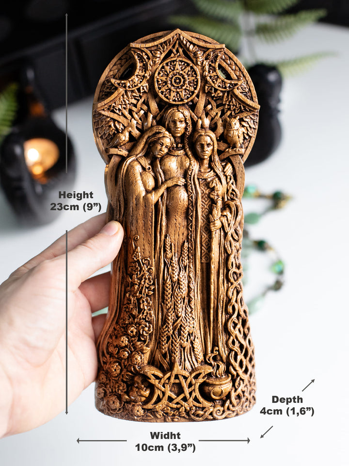 Triple Goddess Statue - Symbol of Feminine Power