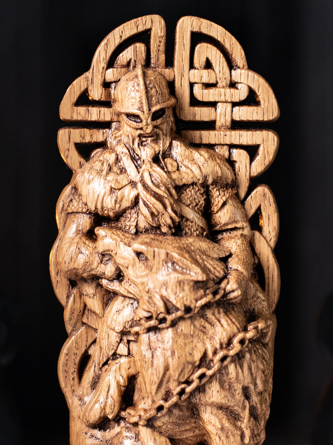 Tyr, Norse God, Wooden statue, for Pagan Altar kit