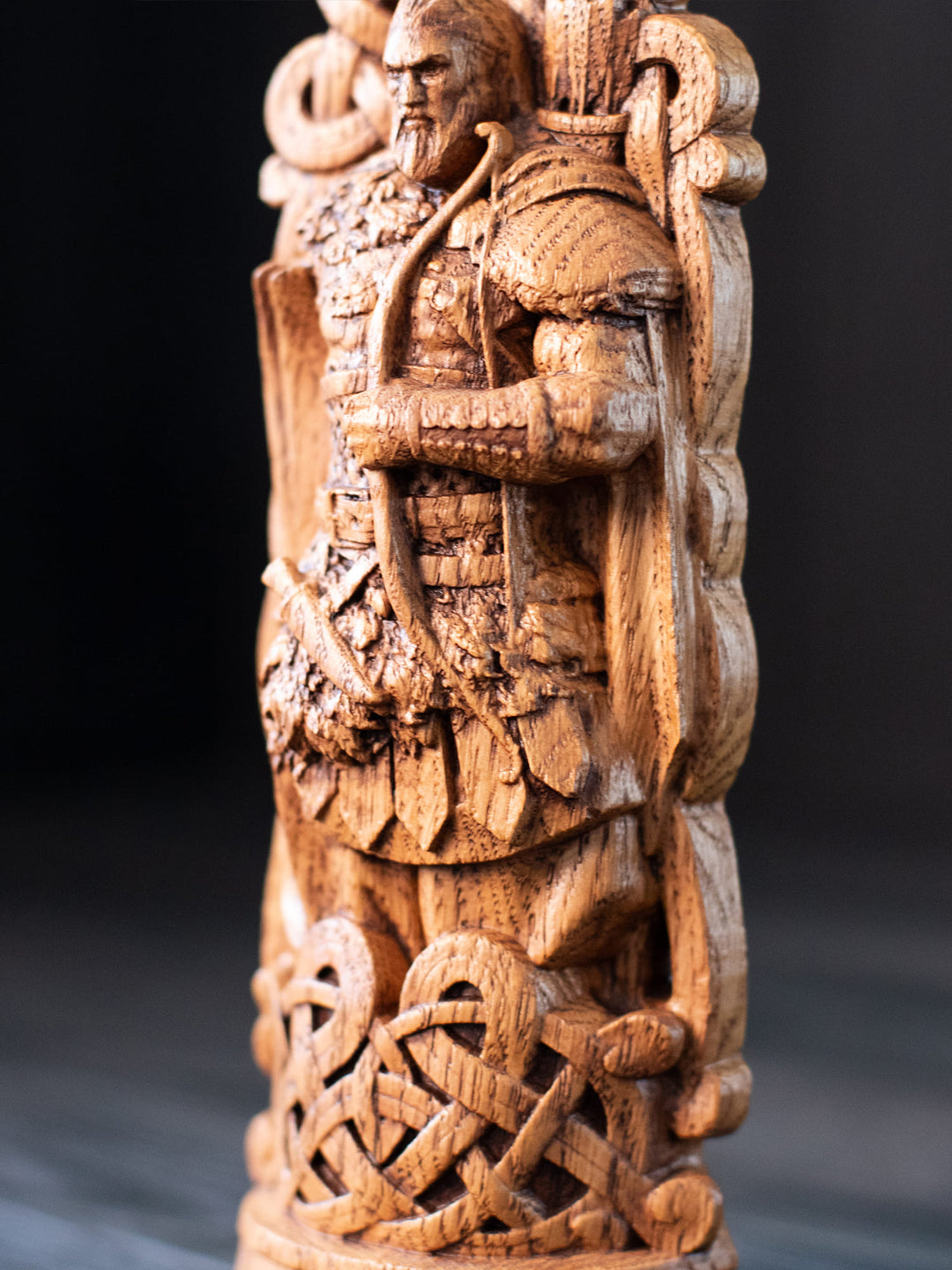 Ullr Statuette - Norse God of Winter with Bow and Skis