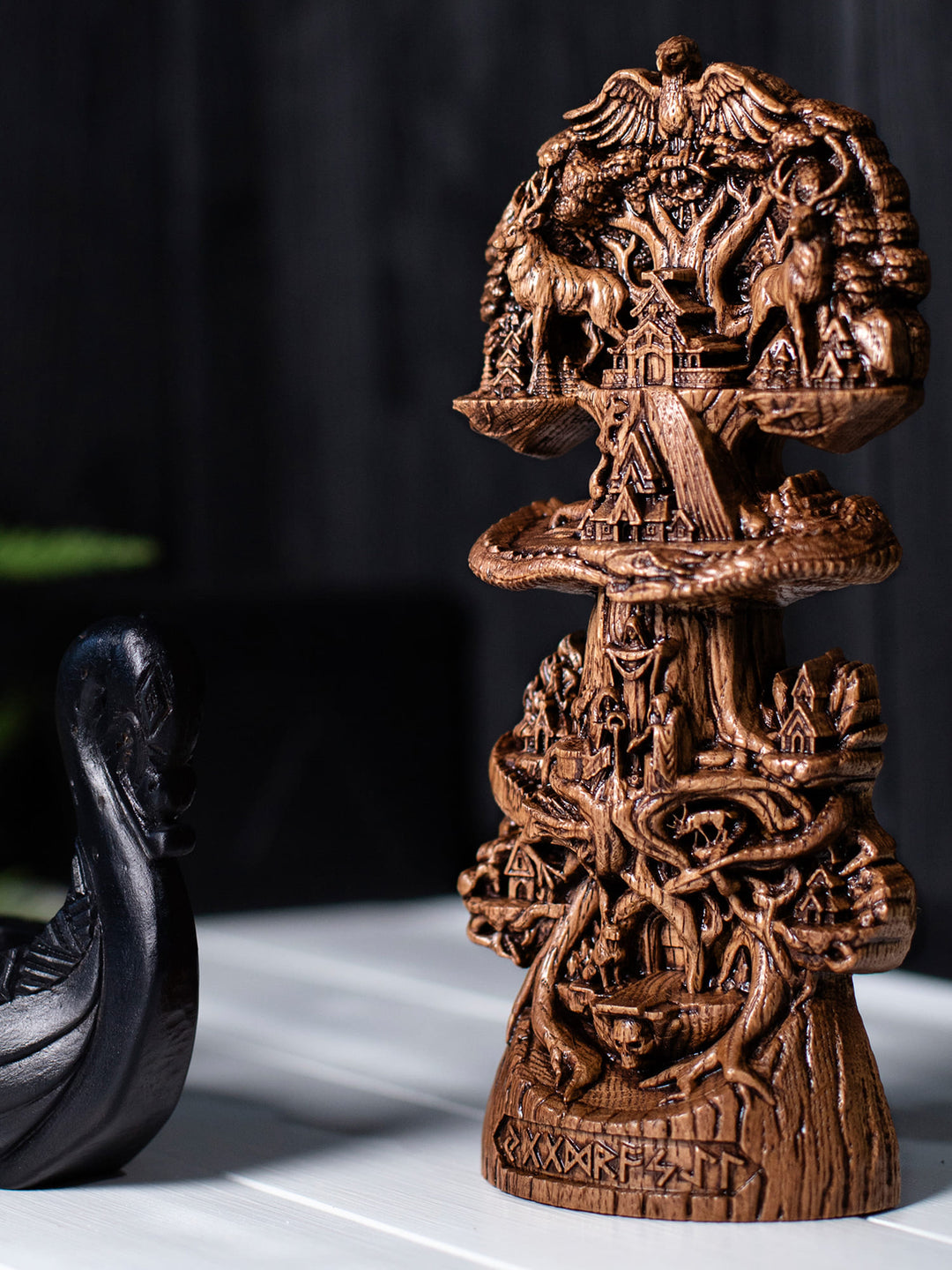 Yggdrasil Statue – Norse Mythology World Tree Sculpture