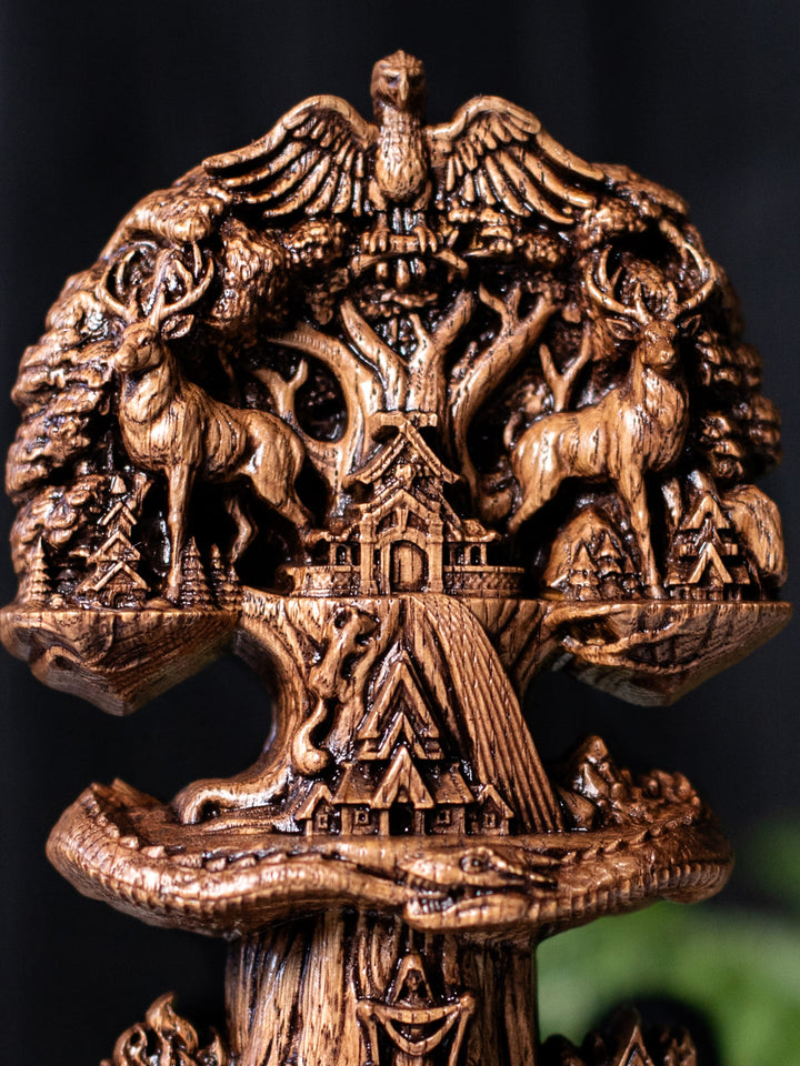 Yggdrasil Statue – Norse Mythology World Tree Sculpture