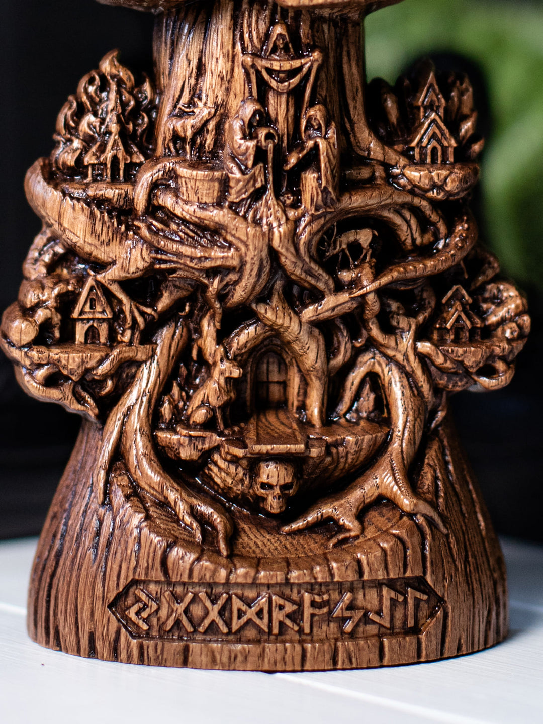 Yggdrasil Statue – Norse Mythology World Tree Sculpture