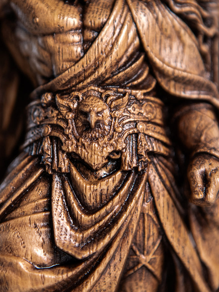 Zeus God Wooden Statue